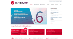 Desktop Screenshot of peppershop.com